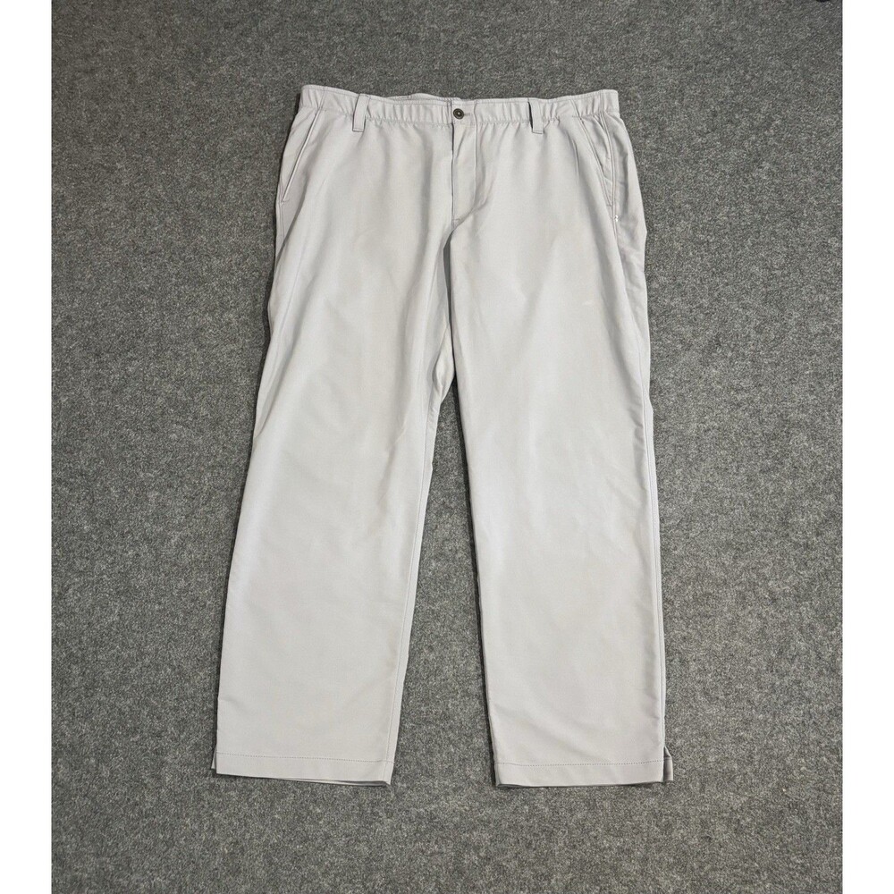 Under Armour Match Play Golf Pants Men’s Size 42x30 Gray Straight Leg